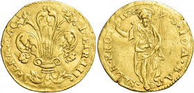 Firenze 
Ferdinando I de’Medici, 1587-1609. II periodo: granduca, 1588-1609. Ducato gigliato 1596, AV 3,46 g. Galeotti XVII, 8/10. MIR 213/2. Friedbe...