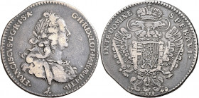 Firenze 
Francesco II (III) di Lorena, 1737-1765. II periodo: granduca e imperatore, 1745-1765. Francescone 1748, AR 26,87 g. Galeotti XIV, 1/3. MIR ...
