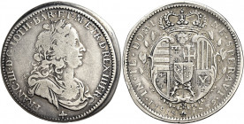 Firenze 
Francesco II (III) di Lorena, 1737-1765. II periodo: granduca e imperatore, 1745-1765. Mezzo francescone 1739, AR 13,27 g. Galeotti VI, 3/5....