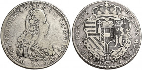 Firenze 
Pietro Leopoldo di Lorena, 1765-1790. Francescone 1769, AR 26,81 g. Galeotti XII , 7. MIR 376/4.
q.BB
