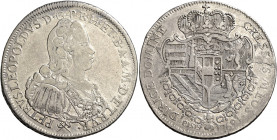 Firenze 
Pietro Leopoldo di Lorena, 1765-1790. Francescone 1769, AR 27,20 g. Galeotti XII, 8/11. MIR 377/1.
q.BB