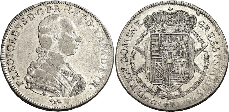 Firenze 
Pietro Leopoldo di Lorena, 1765-1790. Francescone 1786, AR 27,20 g. Ga...