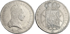 Firenze 
Ferdinando III di Lorena, 1790-1801 e 1814-1824. I periodo: 1790-1801. Francescone 1796, AR 27,26 g. Galeotti IV, 11. MIR 405/5.
BB