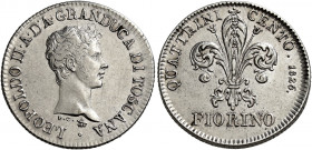 Firenze 
Leopoldo II di Lorena, 1824-1859. Fiorino 1826. Pagani 127. MIR 452/1.
BB / buon BB