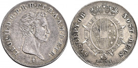 Firenze 
Leopoldo II di Lorena, 1824-1859. Paolo 1831. Pagani 143. MIR 456/1.
Patina di medagliere, buon BB