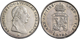 Milano 
Francesco I d’Asburgo-Lorena, 1815-1835. Mezza lira austriaca 1823. Pagani 150. Crippa 8/B. MIR 507/2.
q.Fdc