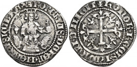 Napoli 
Roberto d’Angiò, 1309-1343. Gigliato, AR 3,88 g. Simbolo: ghianda. Pannuti-Riccio 1a. MIR 28/1.
Raro. BB