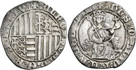 Napoli 
Alfonso I d’Aragona, 1442-1458. Carlino, AR 2,88 g. Pannuti-Riccio 3. MIR 54. Vall-Llosera i Tarrés 31.
Tosato, q.BB