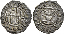 Napoli 
Alfonso I d’Aragona, 1442-1458. Denaro, Mist. 0,58 g. Pannuti-Riccio 16. MIR 60/1. Vall-Llosera i Tarrés 55a.
Buon BB