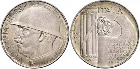 Savoia 
Vittorio Emanuele III re d’Italia, 1900-1946. Da 20 lire 1928/VI. Pagani 680. MIR 1129a.
q.Spl