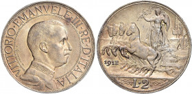 Savoia 
Vittorio Emanuele III re d’Italia, 1900-1946. Da 2 lire 1912. Pagani 735. MIR 1140d.
Migliore di Spl