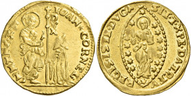 Venezia 
Giovanni II Corner, 1709-1722. Zecchino, AV 3,48 g. Paolucci 13. Friedberg 1372.
Migliore di Spl