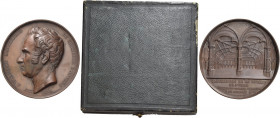 Belgio 
Charles Marcellis parlamentare e industriale, 1798-1864. Medaglia 1854, Æ 92,59 g. – Ø 60 mm. Per la realizzazione della copertura della bors...