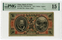 Bank of China, 1913 "Canton" Branch Issue Banknote