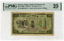 Bank of Taiwan Ltd., ND (1944) Issued Banknote