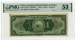 American-Oriental Bank of Fukien, 1922 Issued Banknote