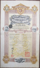 Emprunt Industriel de Gouvernement de la Republique Chinoise, 1914, 500 Francs, 5%  I/U Bond