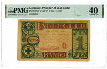 German Prisoner of War Camp, 1918 Issued Banknote