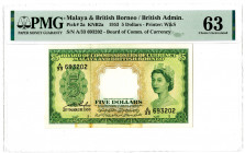 Malaya & British Borneo/British Administration. 1953 Issue Banknote.