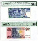 Board of Commissioners of Currency "Top Pop" Issued Banknote Pair