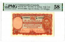 Commonwealth Bank of Australia. ND (1939) Issue Banknote.