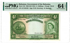Government of the Bahamas. 1936 (ND 1954) Issue Banknote.