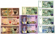 Middle Eastern Issued Banknote Assortment, 1990-2015