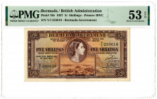Bermuda/British Administration. 1957. Issue Banknote.