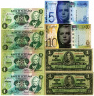 Bank of Canada, Bank of England, and Bank of Scotland Group of Issued Banknotes. 1930s-2000s.