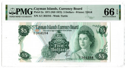 Cayman Islands Currency Board. 1971 (ND 1972) Issue Banknote.