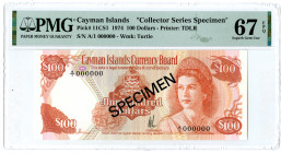 Cayman Islands Currency Board. 1974  Collector Series Specimen.