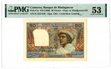 Banque de Madagascar. ND (1960) Issue Banknote.