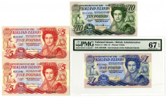 Government of the Falkland Islands, 1984-2011, Group of Issued Notes.