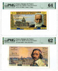 Banque de France, 1959-65, Issued Pair of Banknotes.