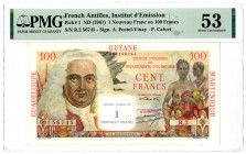 Institut d'Emission des Departements d'Outre-Mer. ND (1961). Issue Banknote.