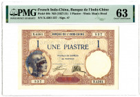 Banque de l'Indochine. ND (1927-31) Issue Banknote.