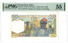 Banque De L'Afrique Occidentale. 1944-54 Issue Banknote.