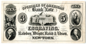 Rawdon, Wright, Hatch & Edson, 1850 Advertising Note.
