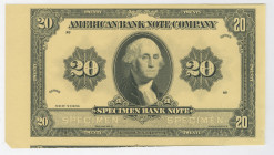 American Bank Note Co. ND (ca. 1900-1920). Specimen Advertising Note.