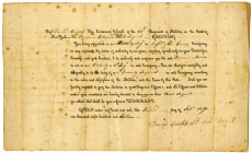 New York, 20th Regiment of Militia Appointment Document, New York 1816