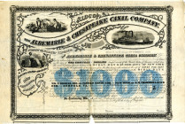Albemarle & Chesapeake Canal Co., 1859 Specimen Bond Rarity