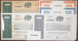 Citicorp, 1982-83, Progress Proof, Unique Mockup Bond Model and Specimen Bond Group