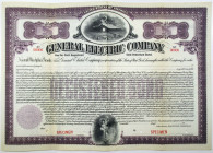 General Electric Co. 1912 Specimen Registered Bond