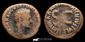 Augustus Bronze As 10.09 g., 27 mm. Rome 41-54 A.D. Good very fine