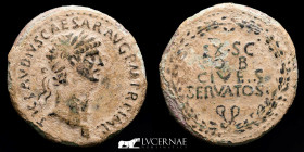 Claudius I  Bronze Sestertius 22.57 g., 36 mm. Rome 50 A.D Good very fine (MBC)
