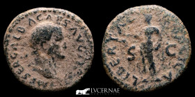 Galba Bronze As 11.45 g., 28 mm. Rome 68 A.D. Good very fine