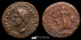 Vitellius Bronze As 8.41 g. 28 mm. Tarraco 69 A.D. Very fine