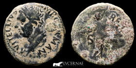 Vitellius Bronze As 11.42 g. 29 mm. Tarraco 69 A.D. Very fine