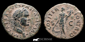 Vespasian Bronze As 8.81 g. 28 mm. Tarraco 69 A.D. EF