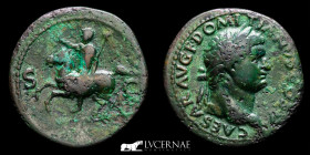 Domitian Bronze As 8,69 g., 28 mm. Rome 81-96 A.D. Good very fine